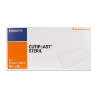 Cutiplast Steril 20cm x 10cm: Apósitos estéreis (caixa de 50 unidades)